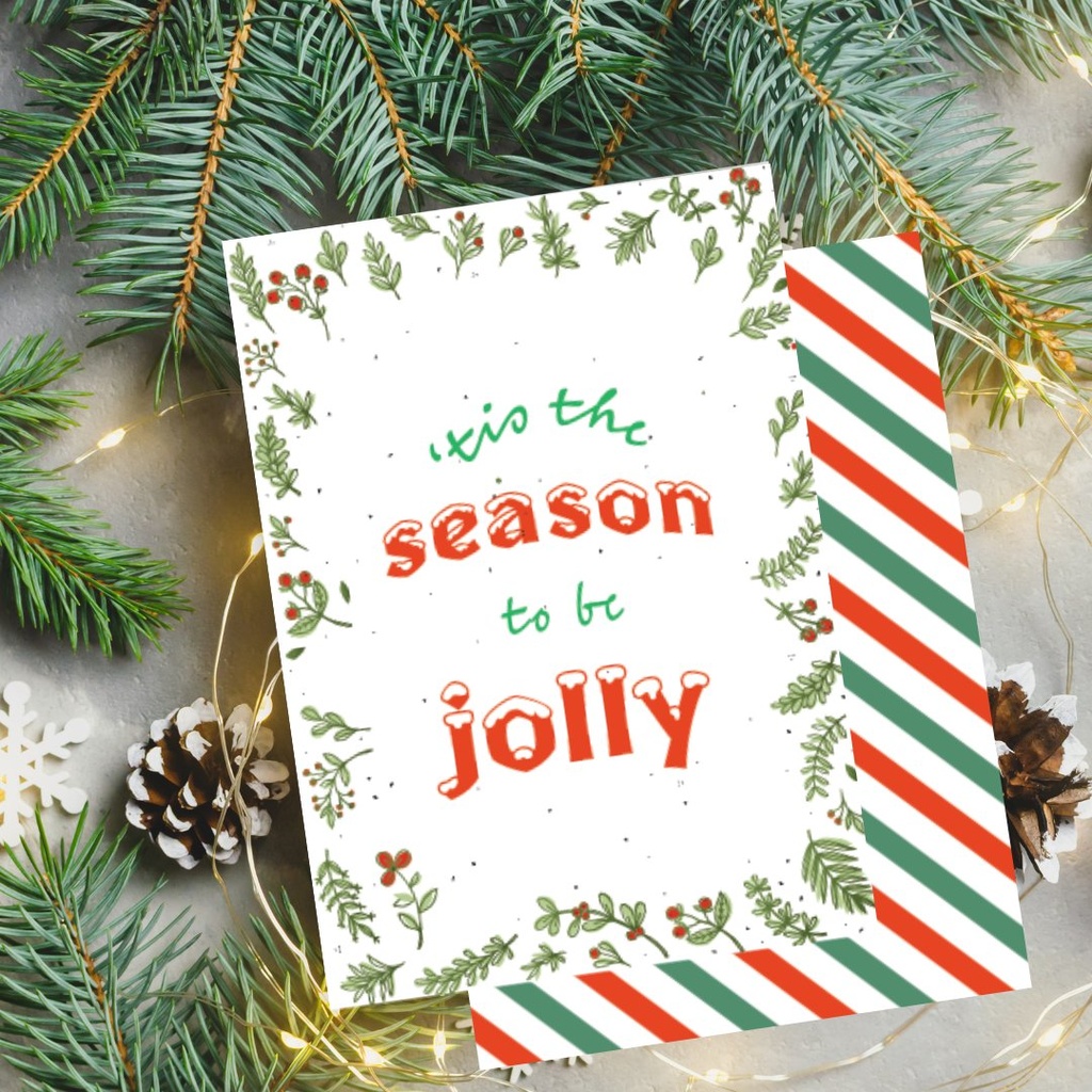 Christmas Gift Card Jolly